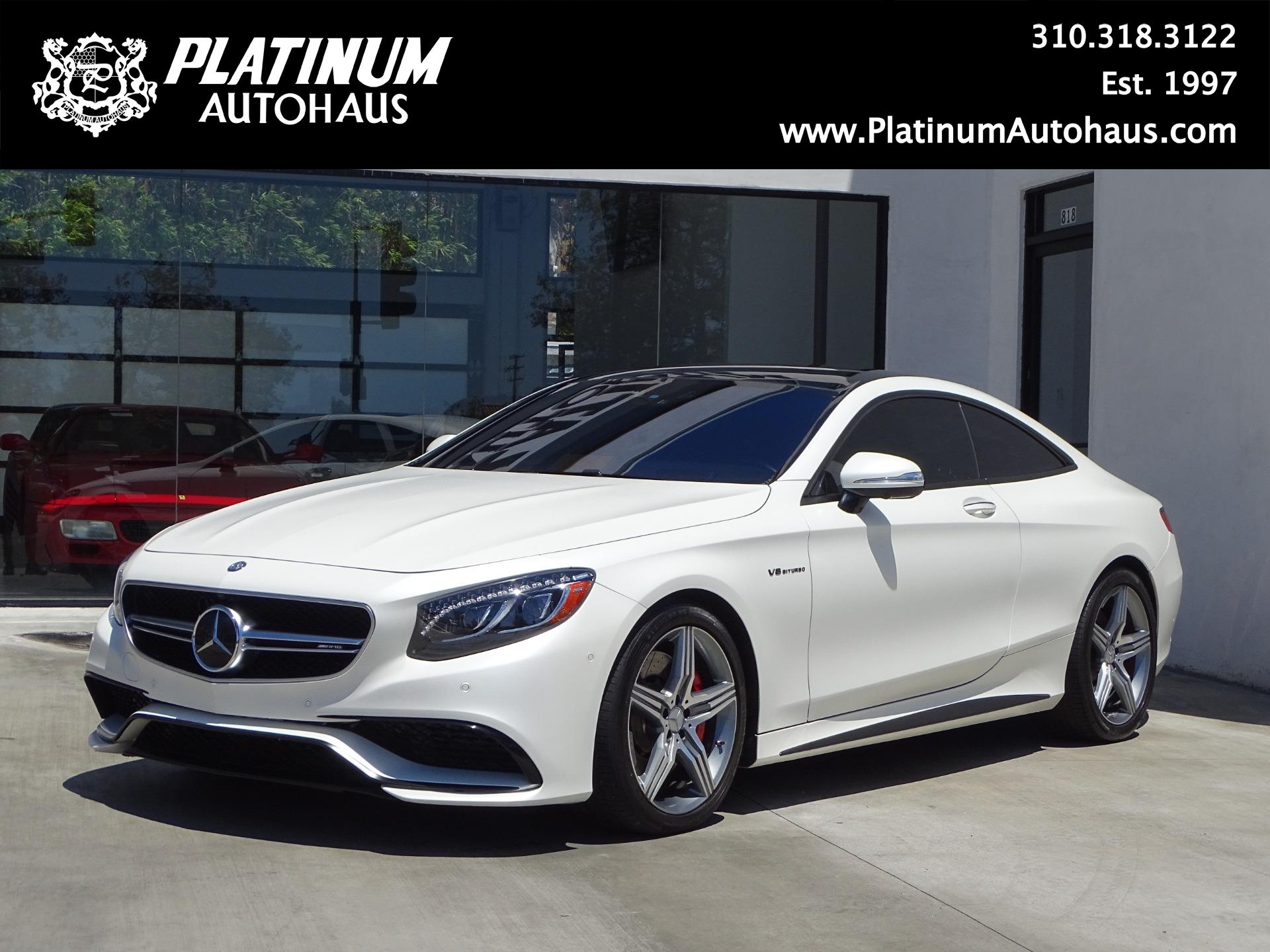 2016 Mercedes Benz S63 Amg Coupe Orig Msrp Of 191 000