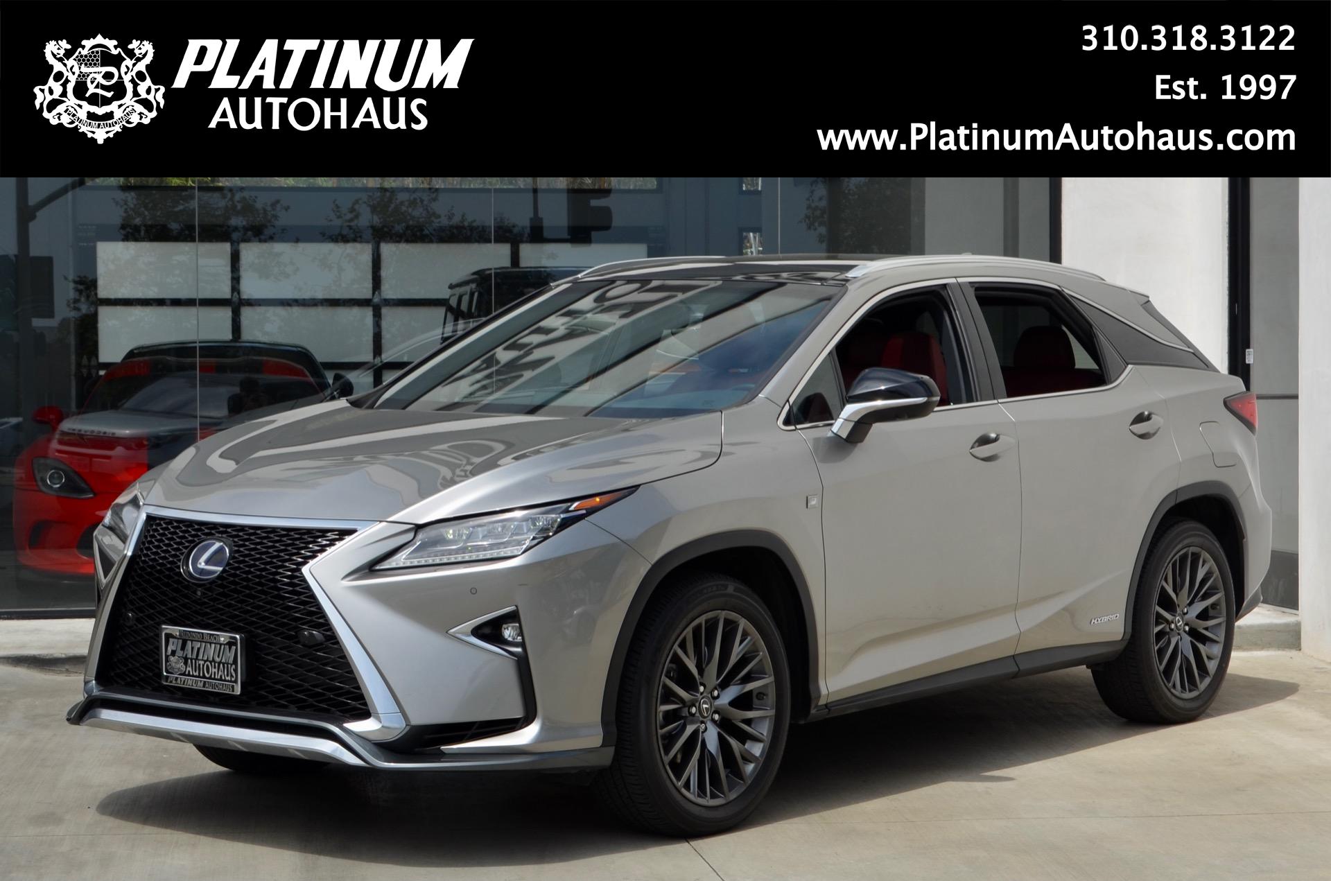 2017 Lexus RX 450h F SPORT Stock # 7418 for sale near Redondo Beach, CA ...