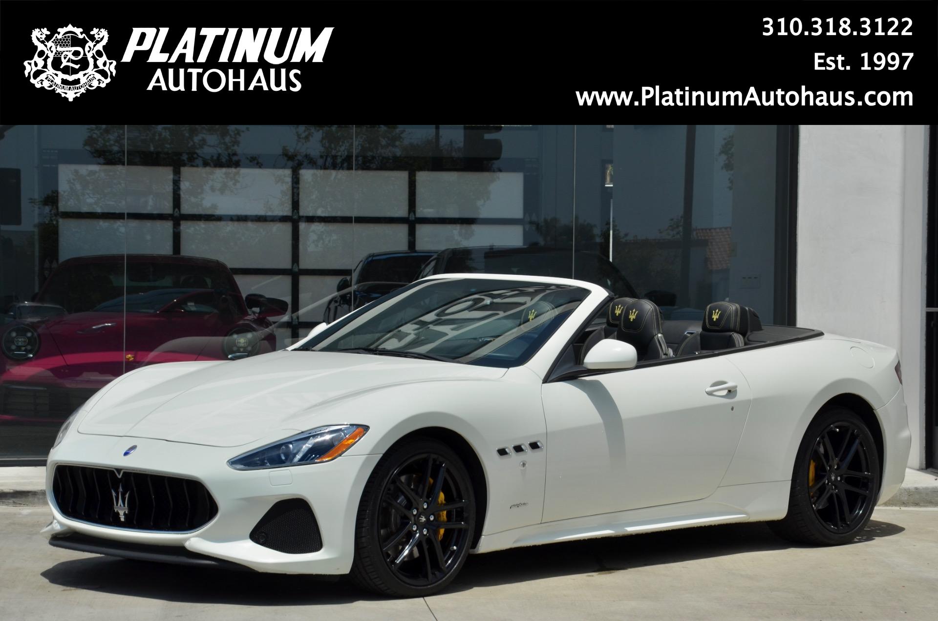 2018 Maserati GranTurismo Sport Stock # 8216 for sale near Redondo