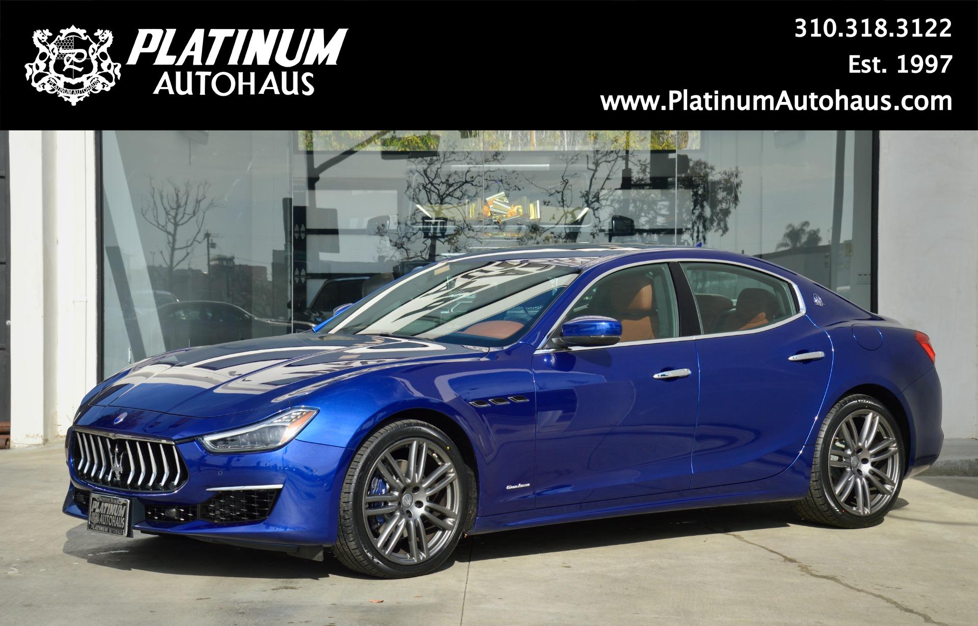 Maserati Ghibli ダークブルー 2018 Maserati Ghibli GranLusso Stock # 8345 for sale near Redondo