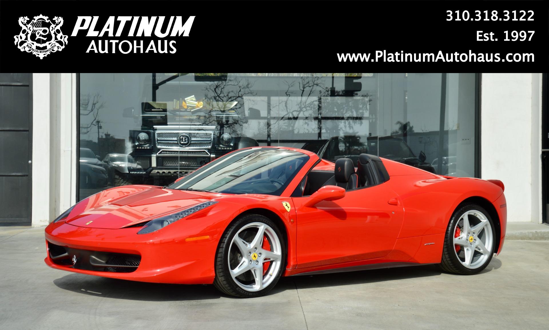 2013 Ferrari 458 Spider Stock # 8281 for sale near Redondo