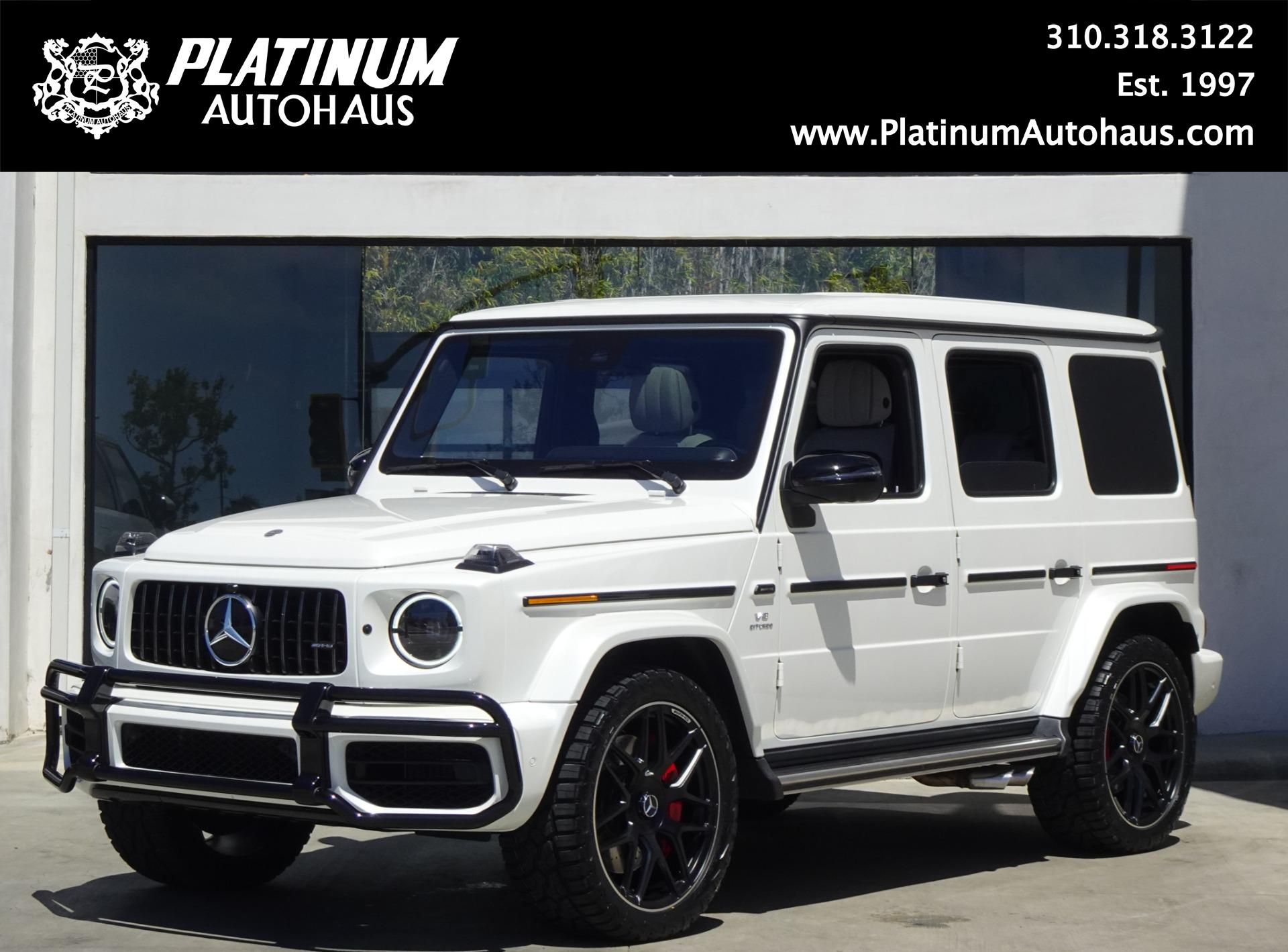 designo Diamond White Metallic 2021 Mercedes-Benz G-Class AMG G 63 4MATIC SUV / Crossover All-Wheel Drive 9-Speed Automatic