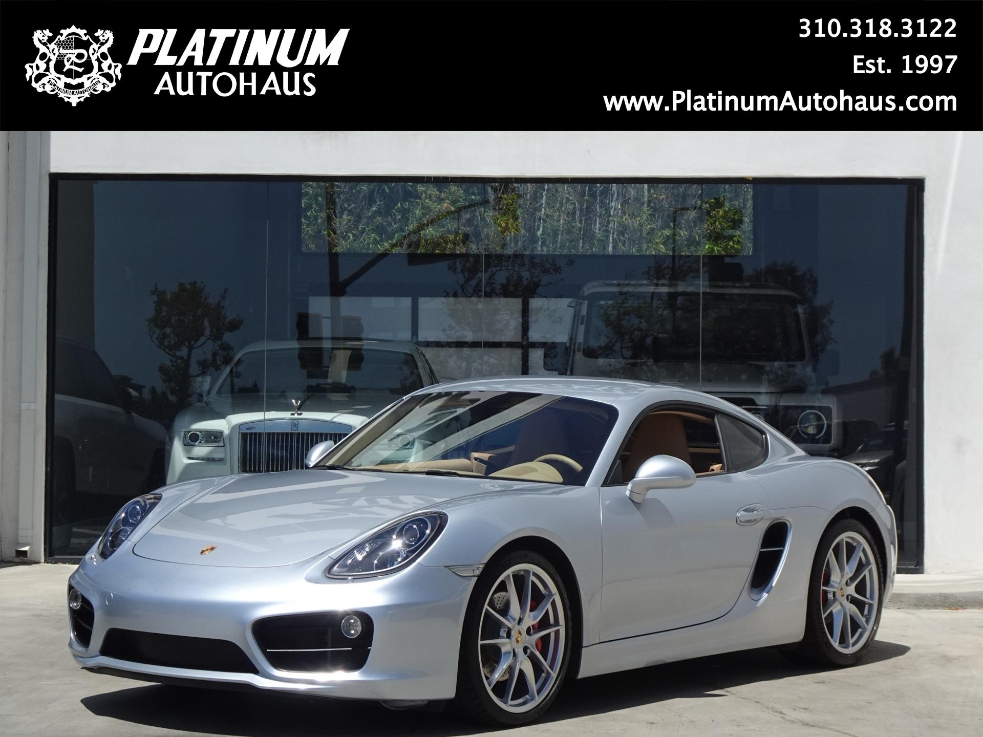 GT Silver Metallic 2014 Porsche Cayman Coupe Rear-Wheel Drive 7-Speed Automatic