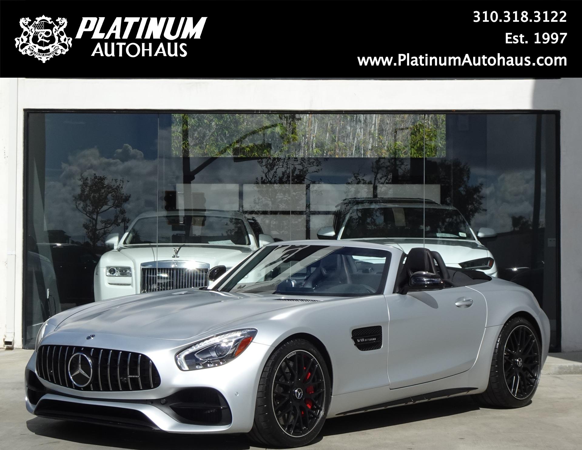 designo Iridium Silver Magno 2018 Mercedes-Benz AMG GT Convertible Rear-Wheel Drive 7-Speed Automatic