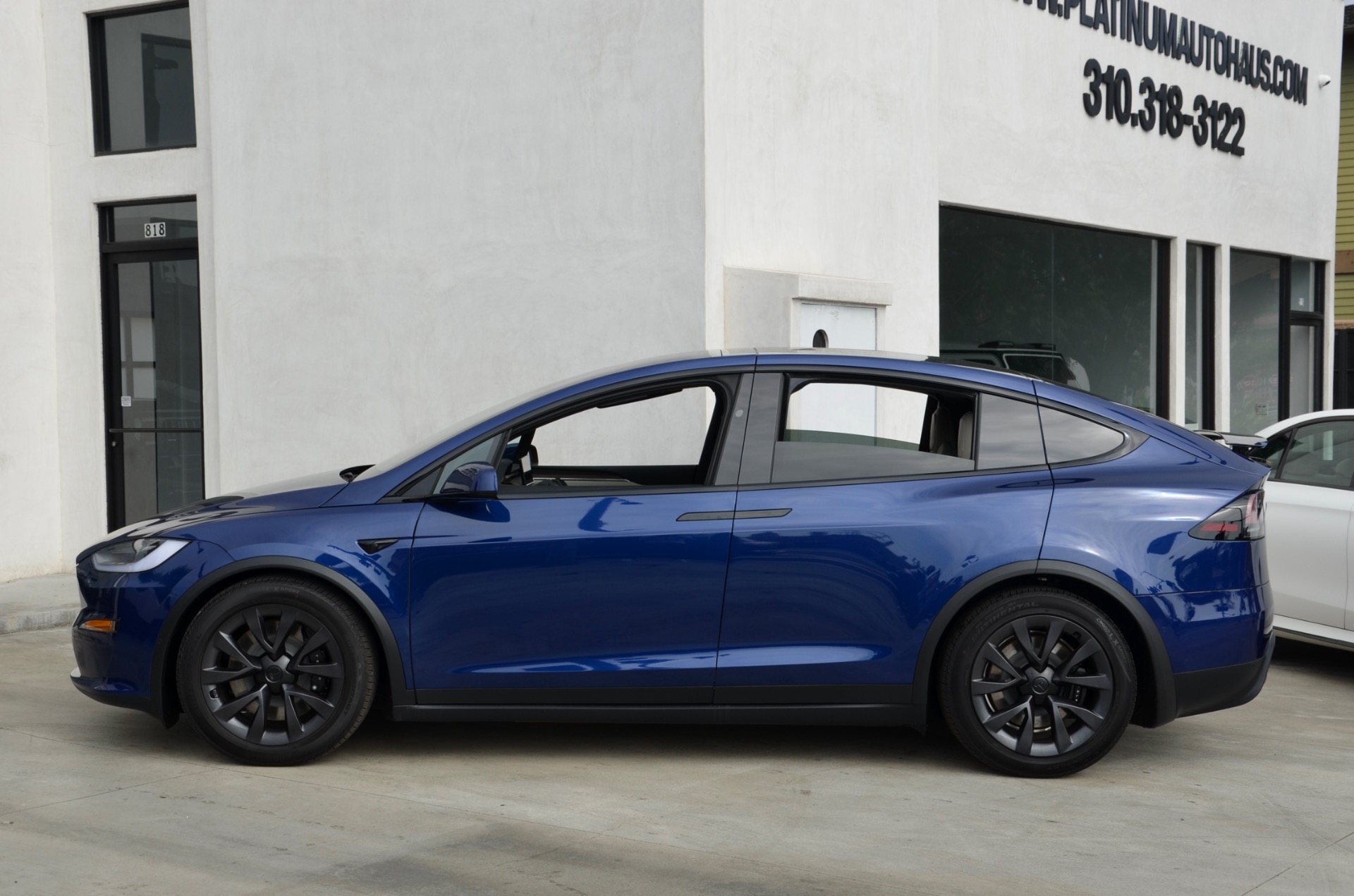Tesla model on sale x blue